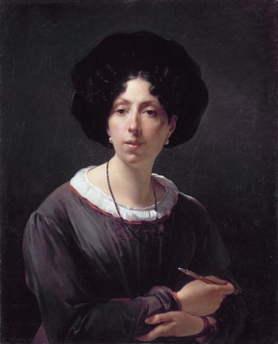 Autorretrato de Hortense Haudebourt Lescot